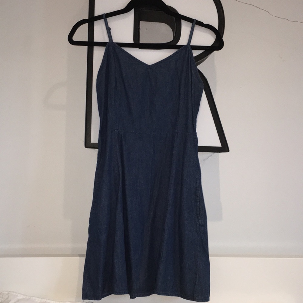 jean looking dress